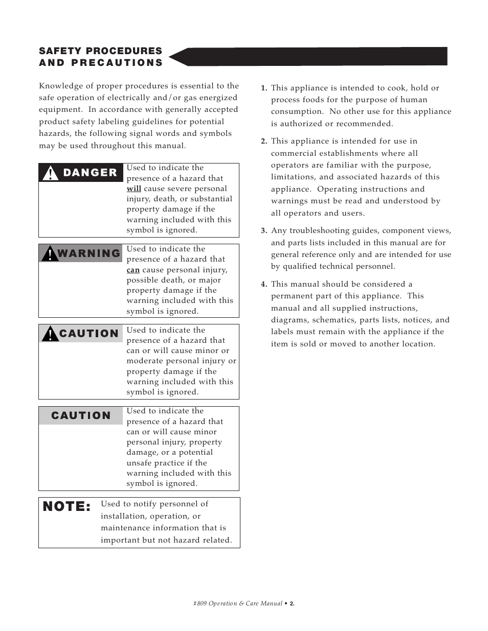Alto-Shaam HFM-30 User Manual | Page 3 / 16