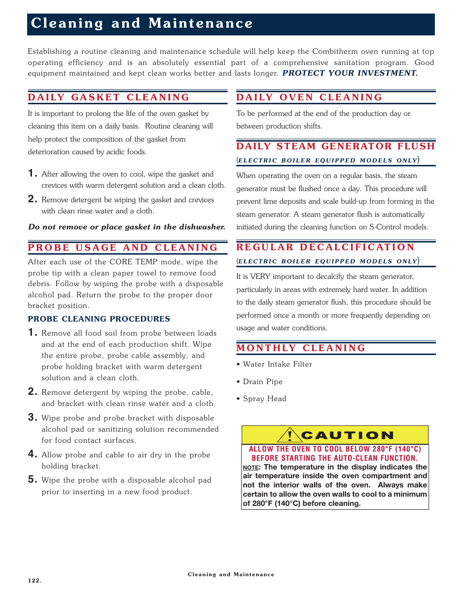 Alto-Shaam Combitherm 1008 User Manual | Page 125 / 135