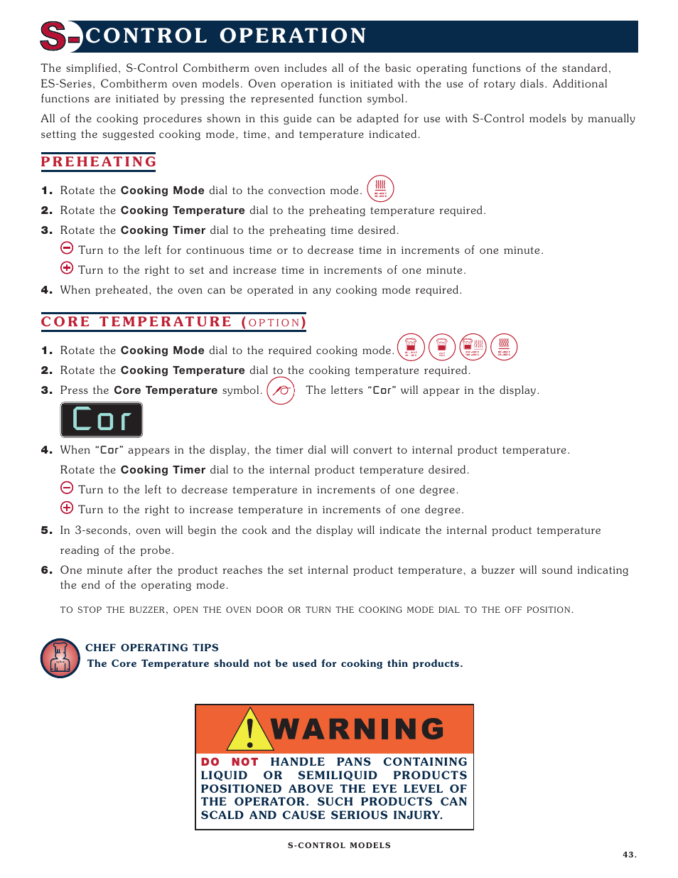 C o r | Alto-Shaam Combitherm 1008 User Manual | Page 46 / 135