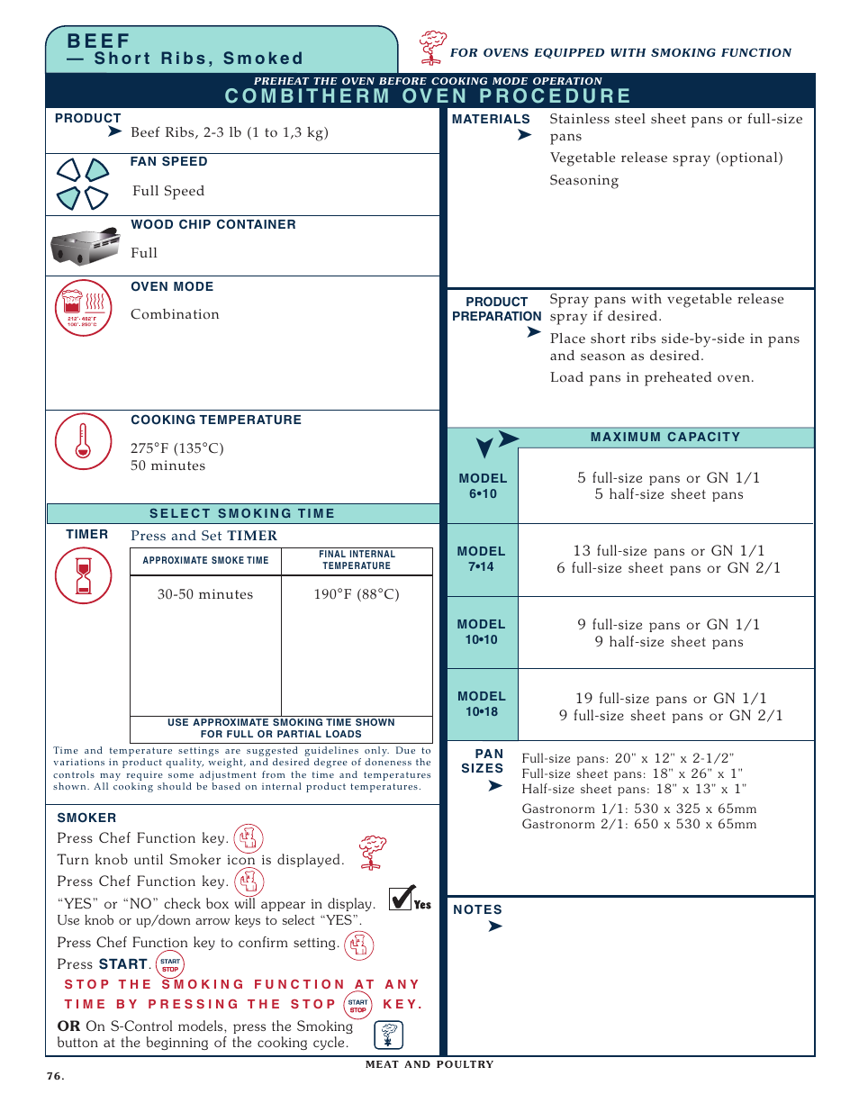 B e e f | Alto-Shaam Combitherm 1008 User Manual | Page 79 / 135