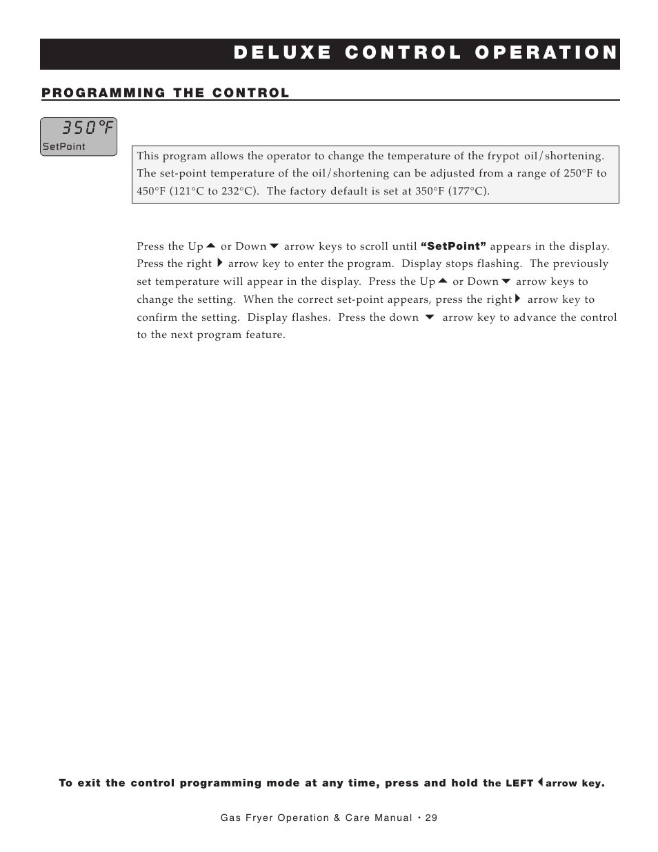 3 5 0 ° f | Alto-Shaam ASF-75G User Manual | Page 30 / 61