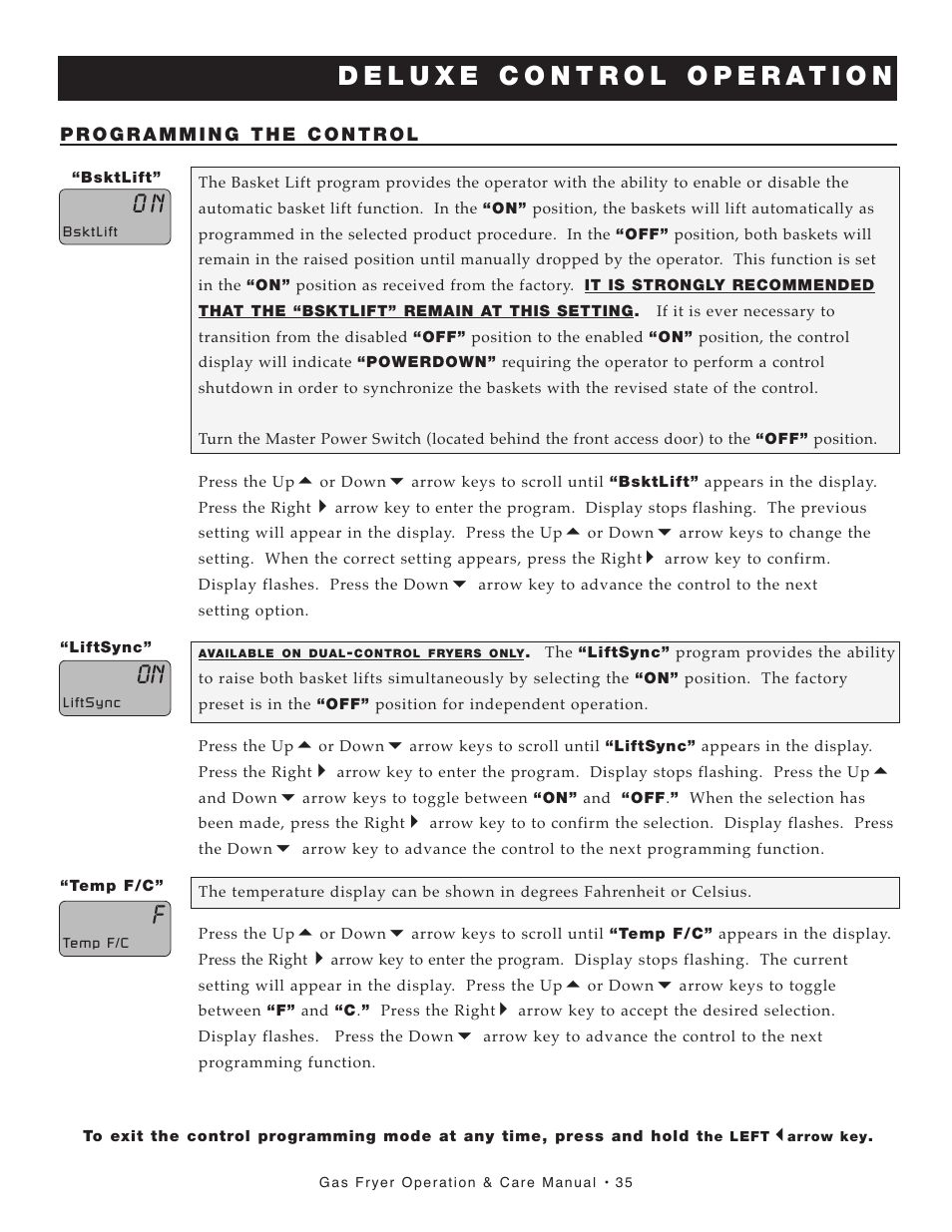 Alto-Shaam ASF-75G User Manual | Page 36 / 61