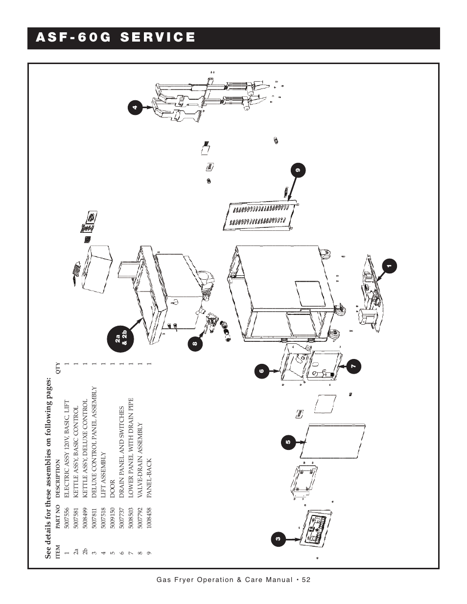 Alto-Shaam ASF-75G User Manual | Page 53 / 61