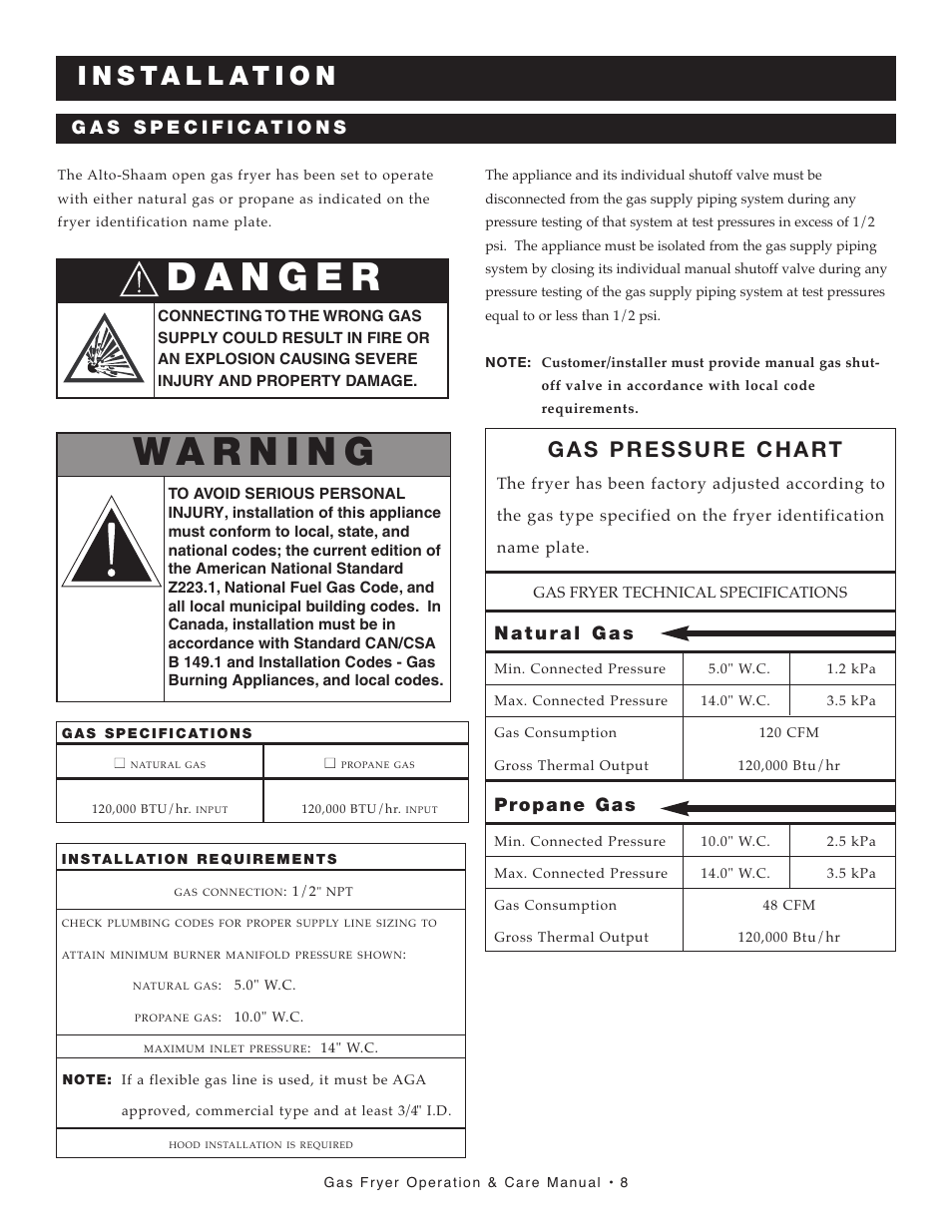 Alto-Shaam ASF-75G User Manual | Page 9 / 61