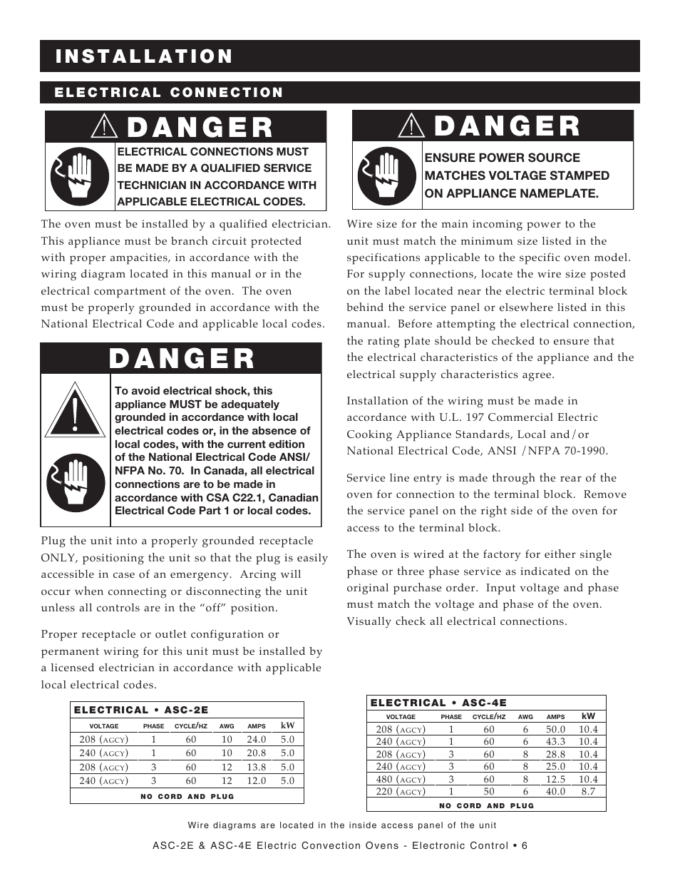 Alto-Shaam ASC-4E ASC-2E User Manual | Page 8 / 31