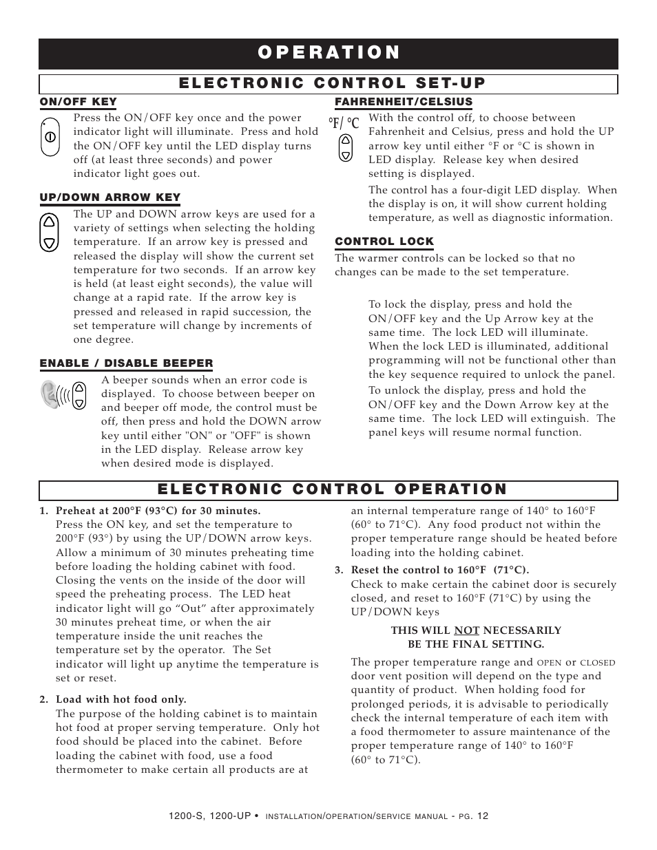 Alto-Shaam Halo Heat 1200-UP User Manual | Page 13 / 43