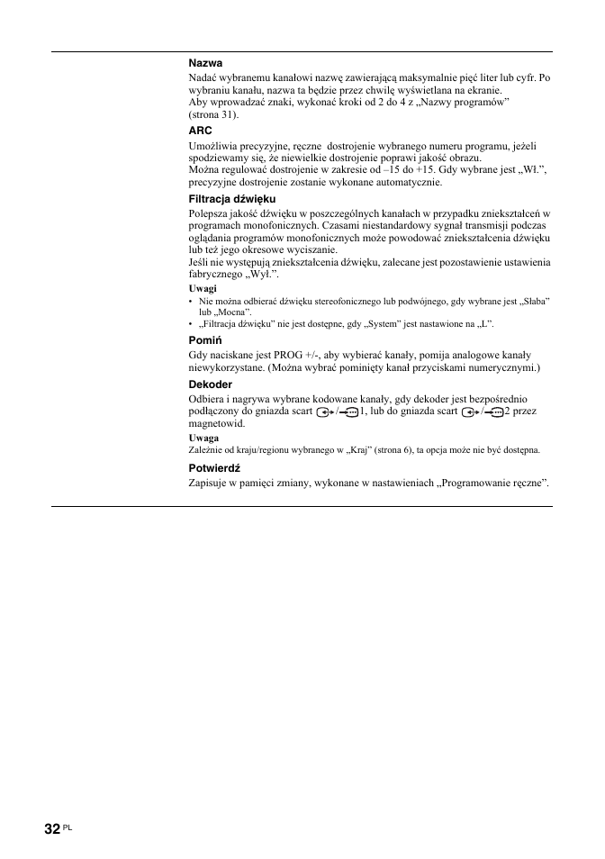 Sony KDL-32S2030 User Manual | Page 118 / 129