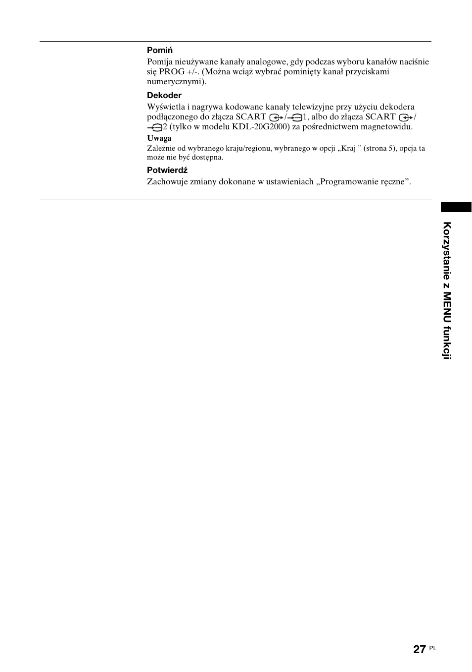 Sony KDL-15G2000 User Manual | Page 97 / 108