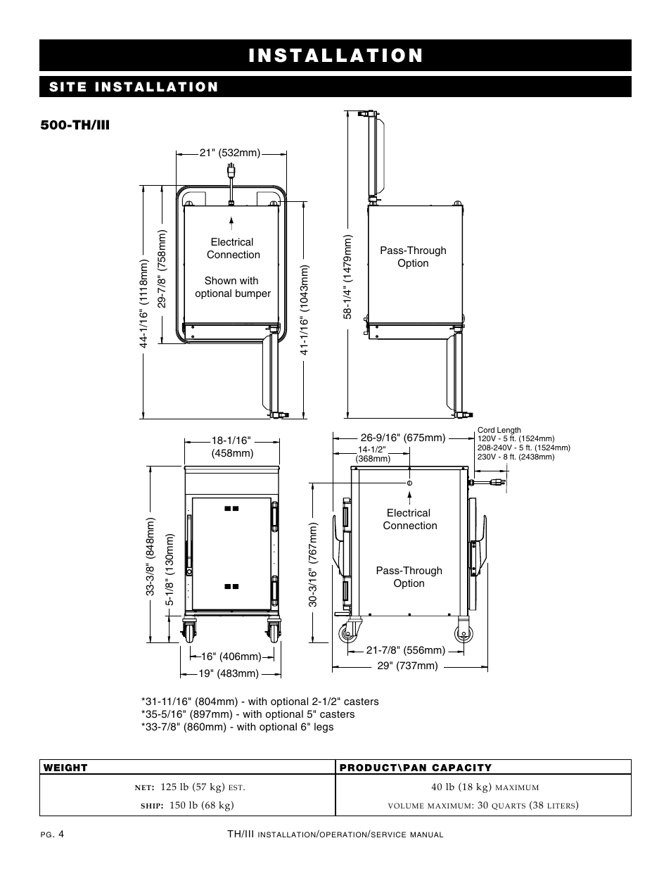 Th/iii | Alto-Shaam 1000-TH/III User Manual | Page 6 / 42