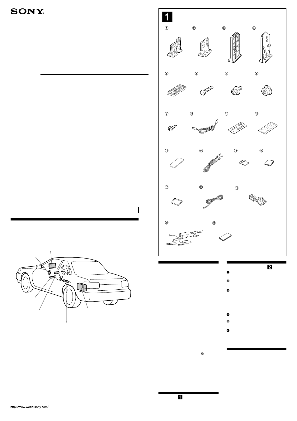 Sony DVX-100 User Manual | 3 pages