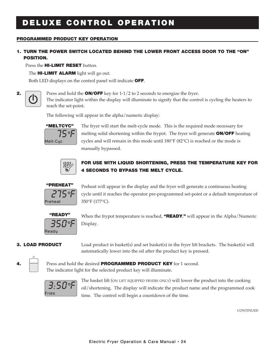 Alto-Shaam FRY TECH ASF-60E User Manual | Page 26 / 70