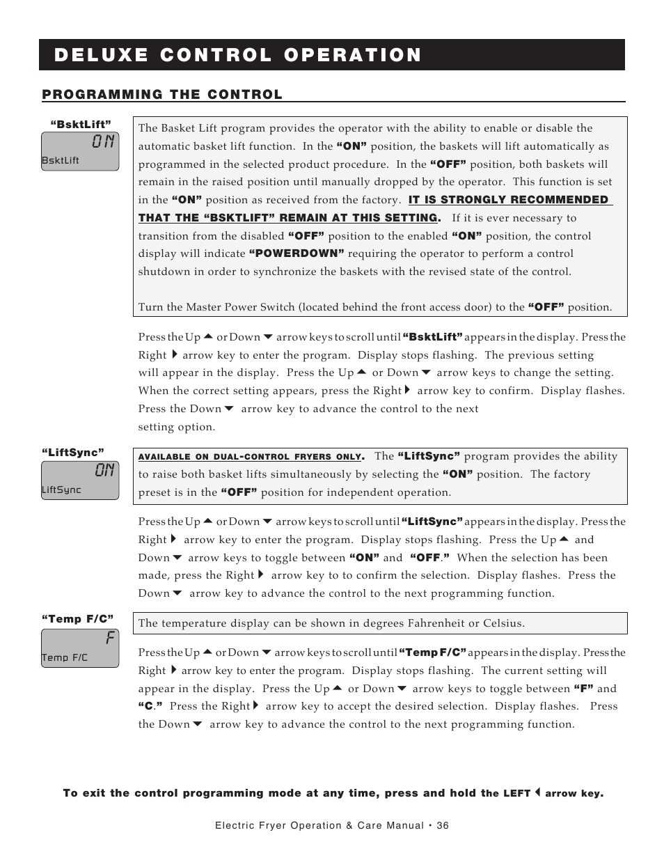 Alto-Shaam FRY TECH ASF-60E User Manual | Page 38 / 70