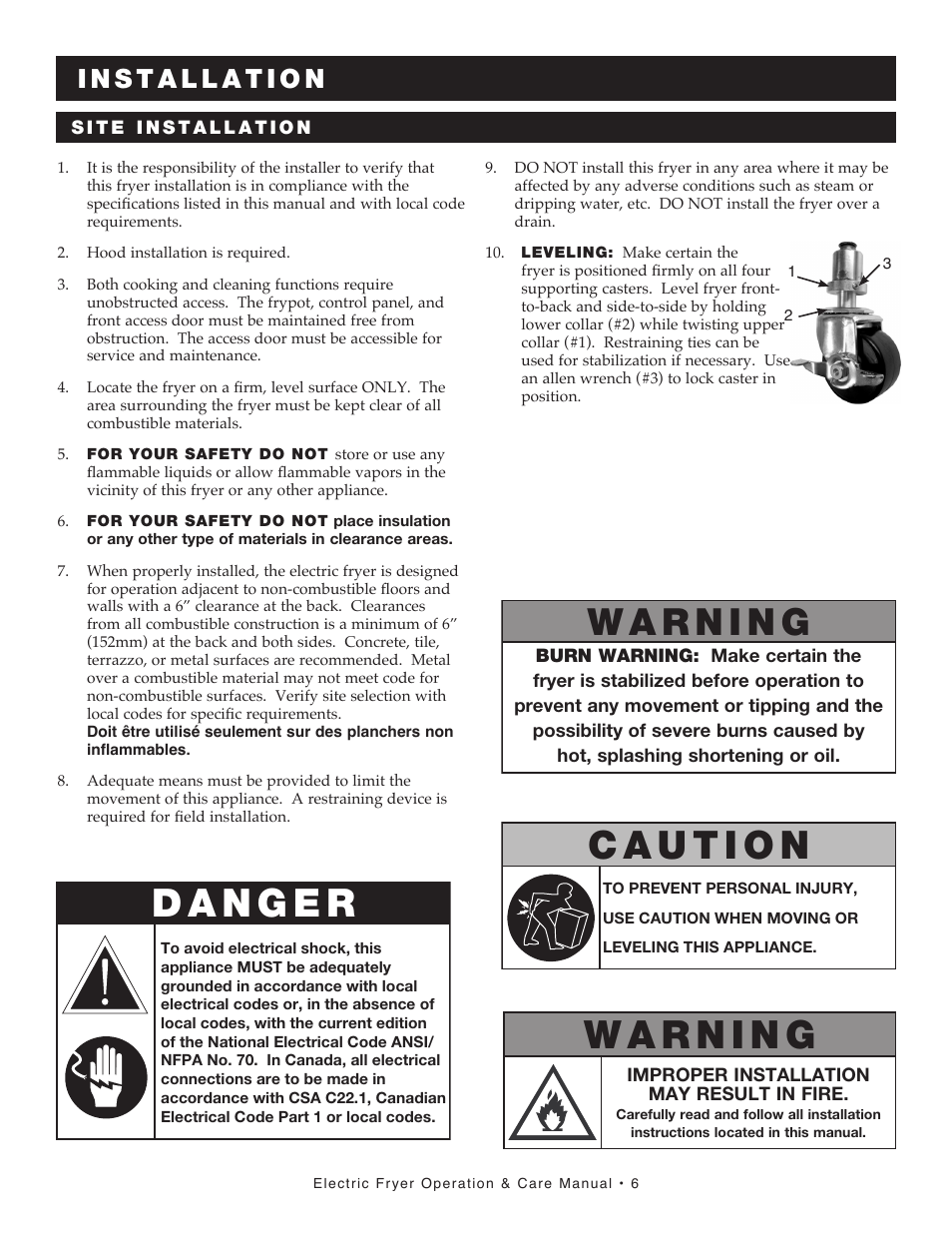 Alto-Shaam FRY TECH ASF-60E User Manual | Page 8 / 70