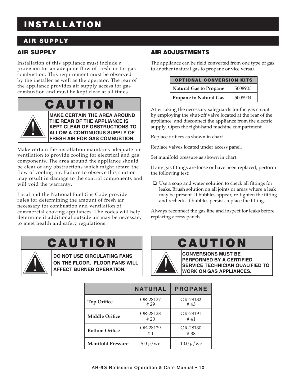 Alto-Shaam AR-6G User Manual | Page 12 / 35