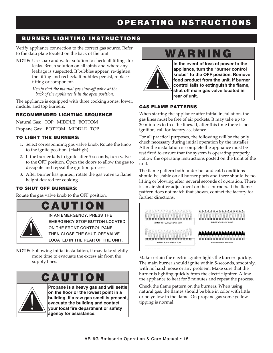 Alto-Shaam AR-6G User Manual | Page 17 / 35