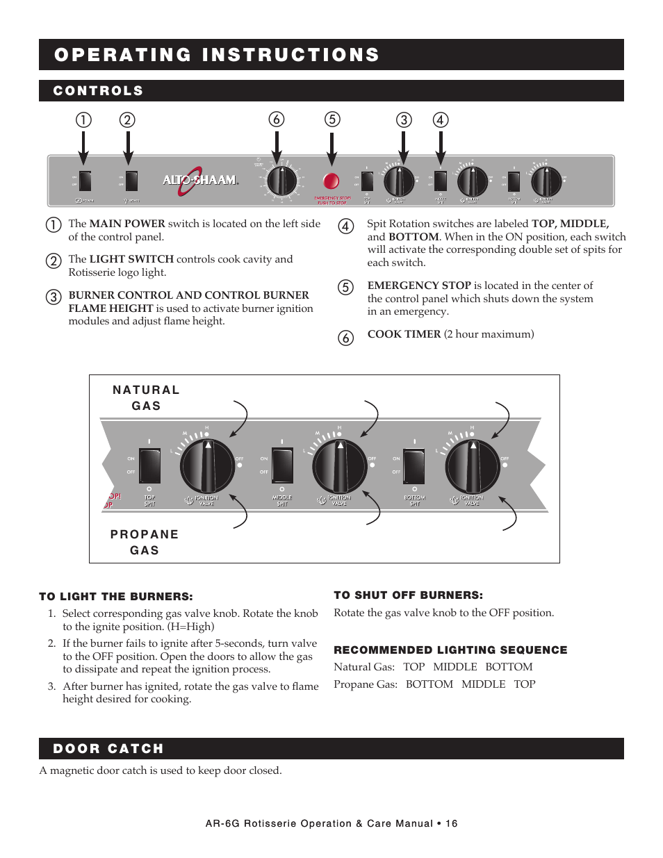 Alto-Shaam AR-6G User Manual | Page 18 / 35