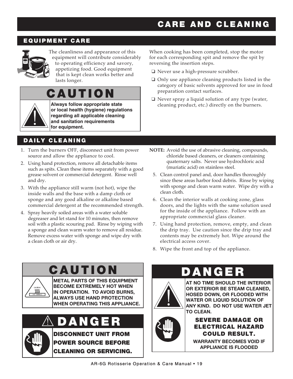 Alto-Shaam AR-6G User Manual | Page 21 / 35