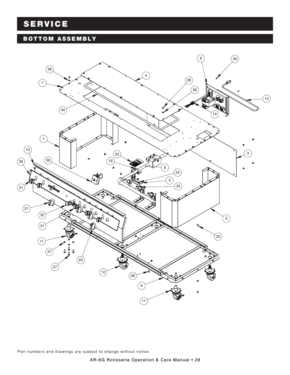 Alto-Shaam AR-6G User Manual | Page 30 / 35