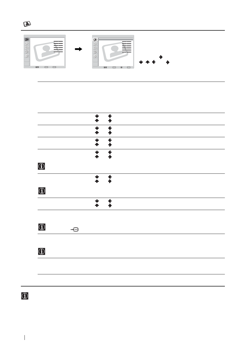 Bild-einstellungen, R „bild-einstellungen“ auf seite 32 | Sony KLV-21SG2 User Manual | Page 106 / 292