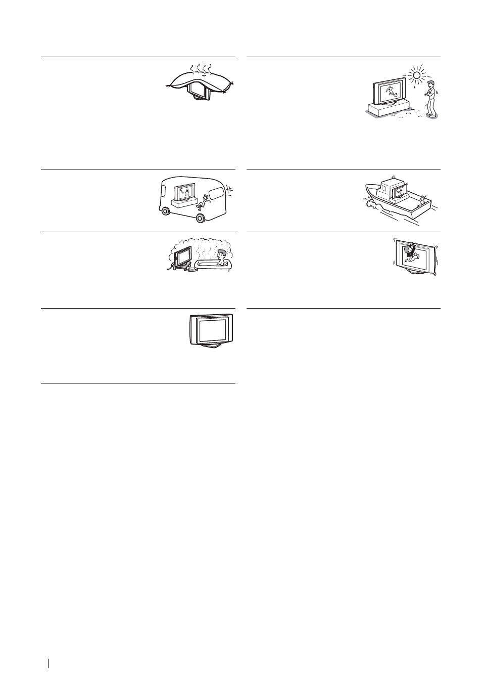 Installation et transport | Sony KLV-21SG2 User Manual | Page 160 / 292