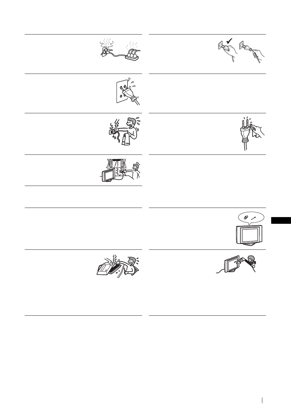 Fr sources d’alimentation utilisation | Sony KLV-21SG2 User Manual | Page 161 / 292