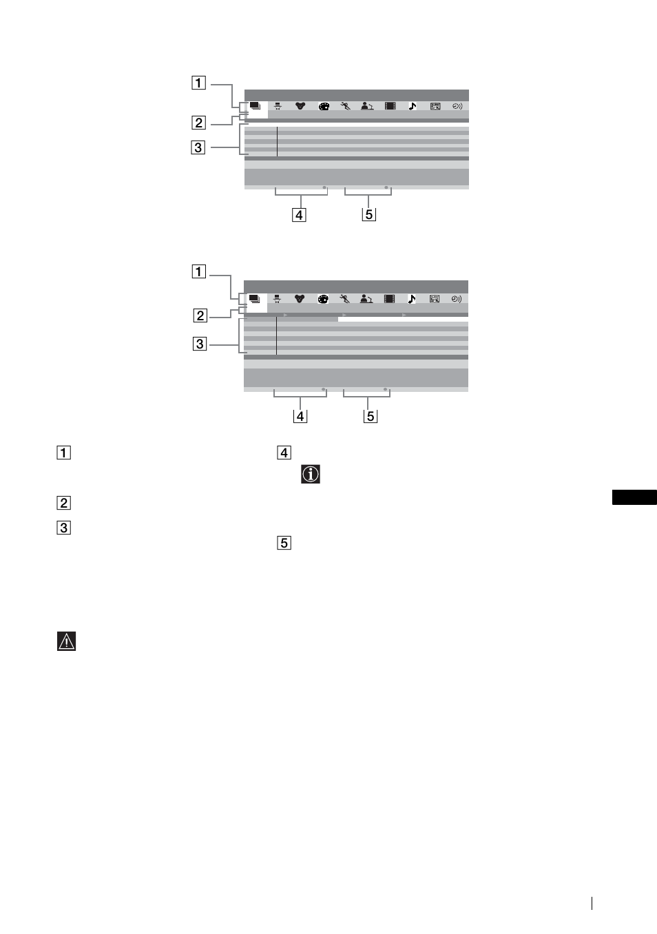 Date, Liste des programmes, Suite) | Sony KLV-21SG2 User Manual | Page 193 / 292