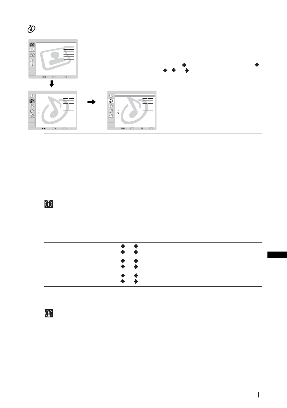 Geluidsinstellingen | Sony KLV-21SG2 User Manual | Page 253 / 292