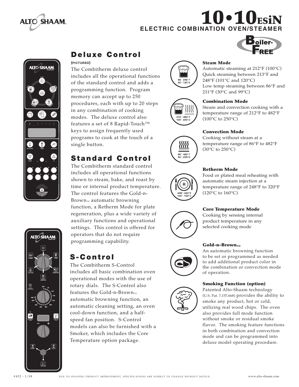 Alto-Shaam 1010ESiN User Manual | Page 3 / 6