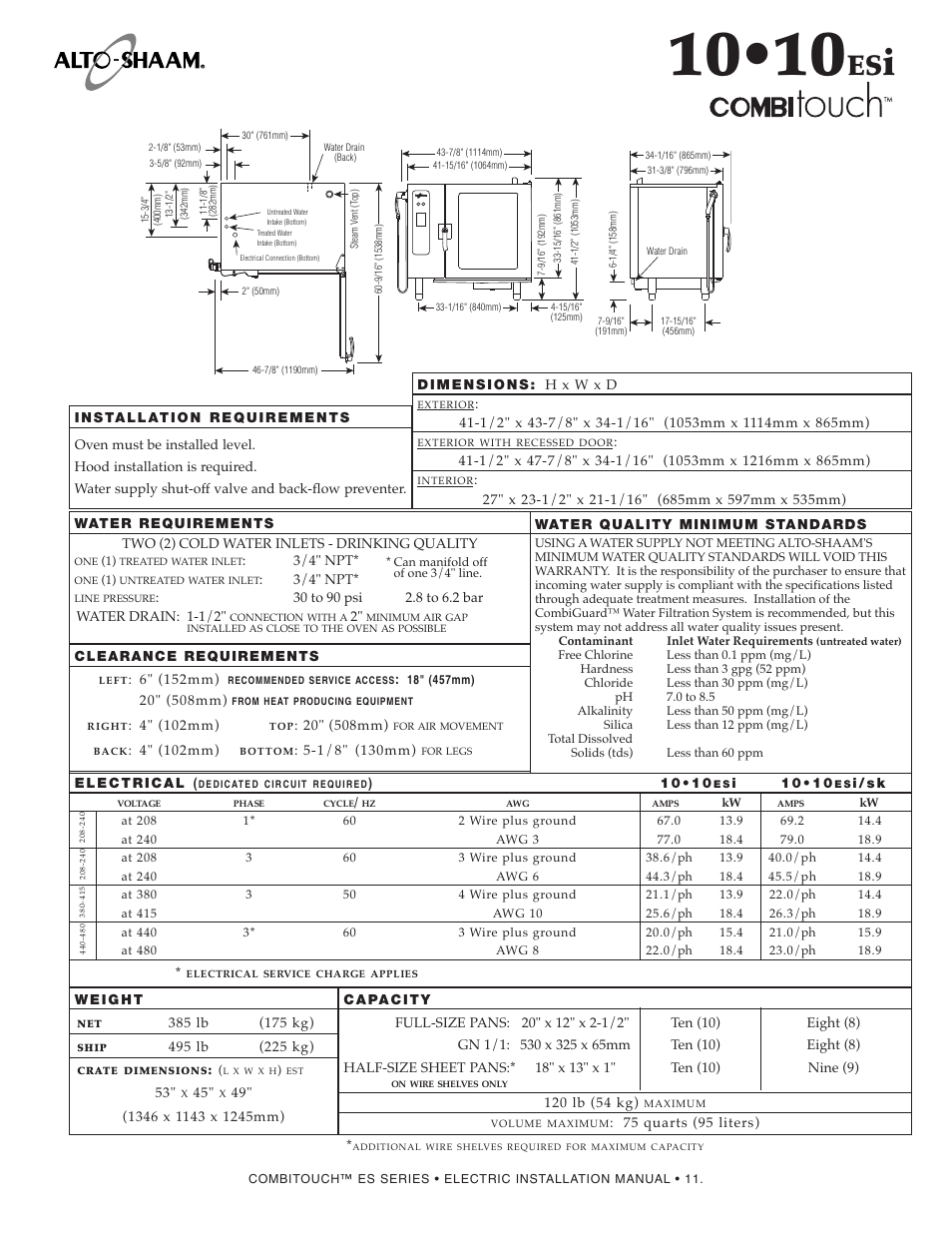 Alto-Shaam COMBITOUCH MN-29245 User Manual | Page 13 / 38