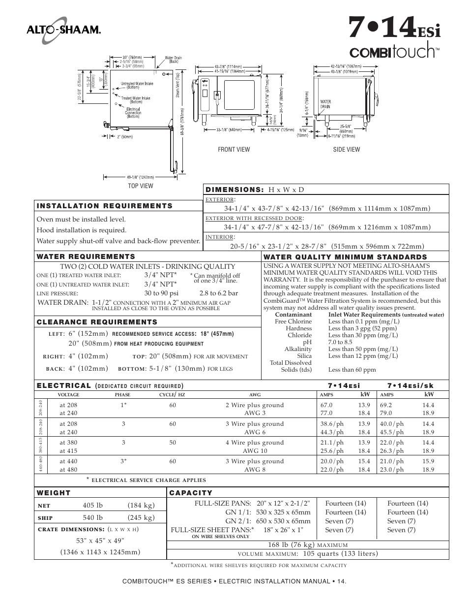 Alto-Shaam COMBITOUCH MN-29245 User Manual | Page 16 / 38