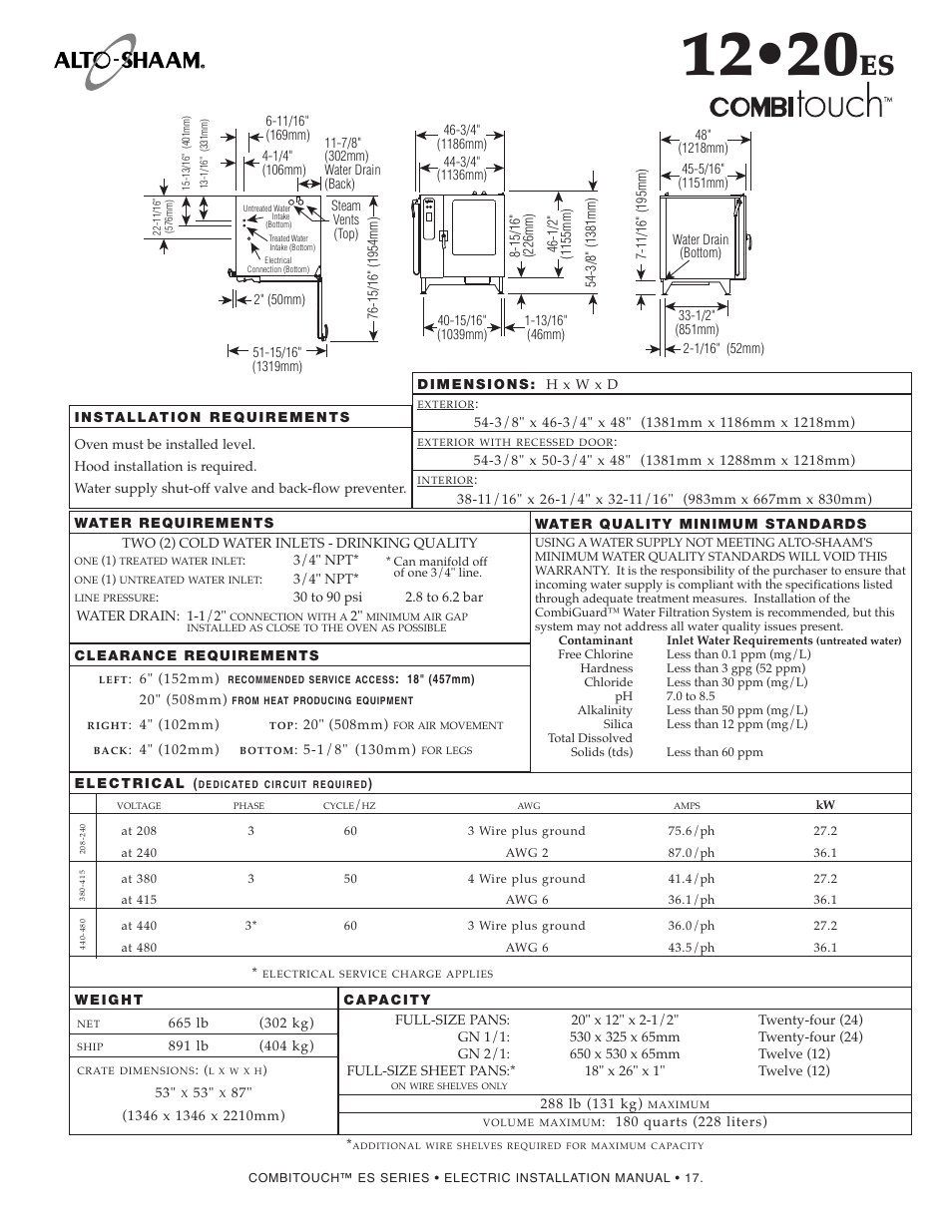 Alto-Shaam COMBITOUCH MN-29245 User Manual | Page 19 / 38