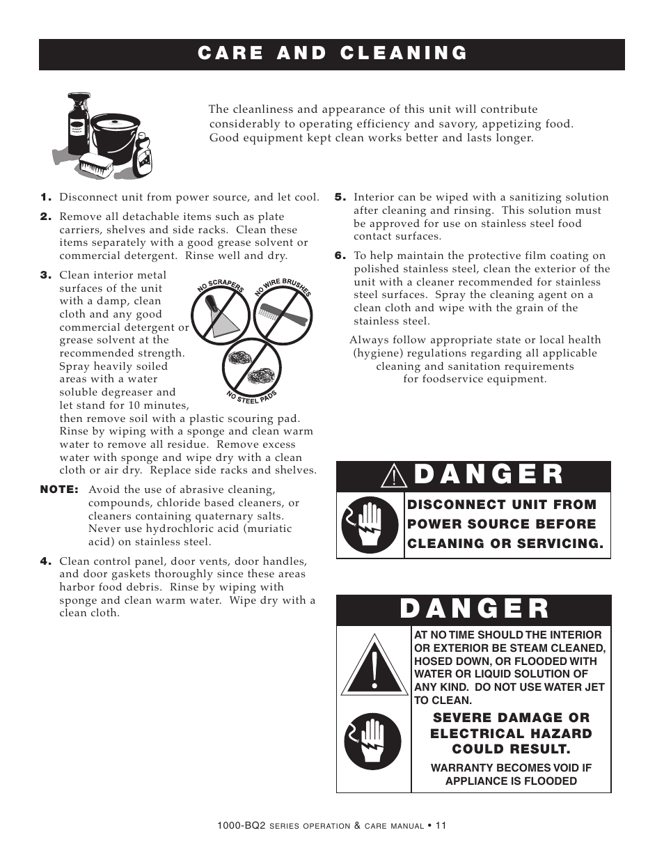 Alto-Shaam Halo Heat 1000-BQ2/128 User Manual | Page 13 / 30