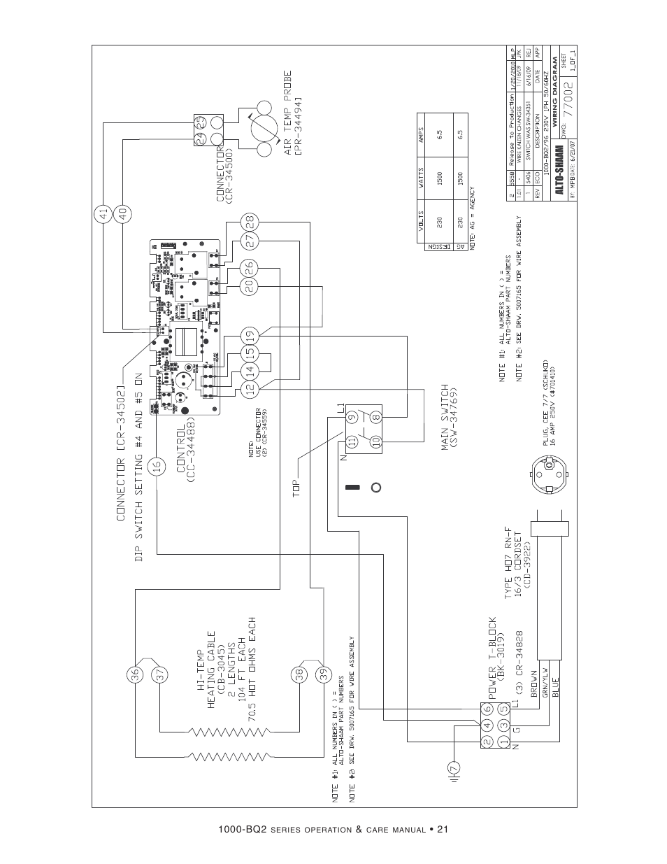 Alto-Shaam Halo Heat 1000-BQ2/128 User Manual | Page 23 / 30