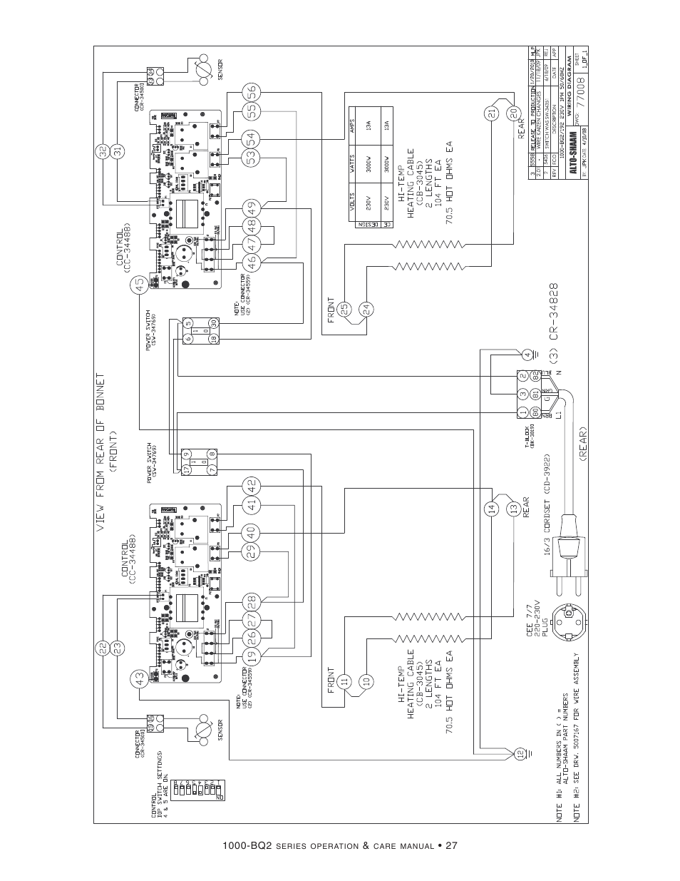 Alto-Shaam Halo Heat 1000-BQ2/128 User Manual | Page 29 / 30