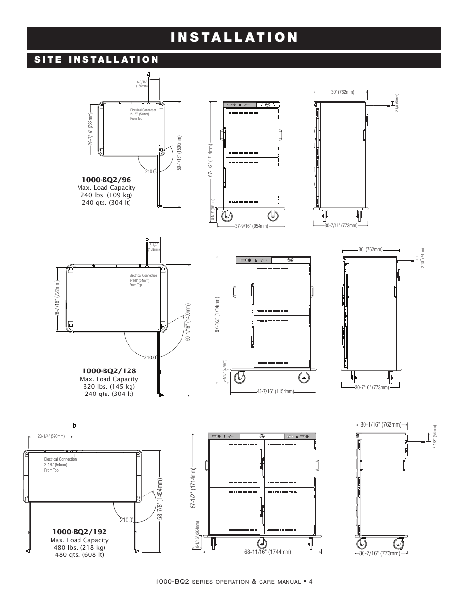 Io i o | Alto-Shaam Halo Heat 1000-BQ2/128 User Manual | Page 6 / 30