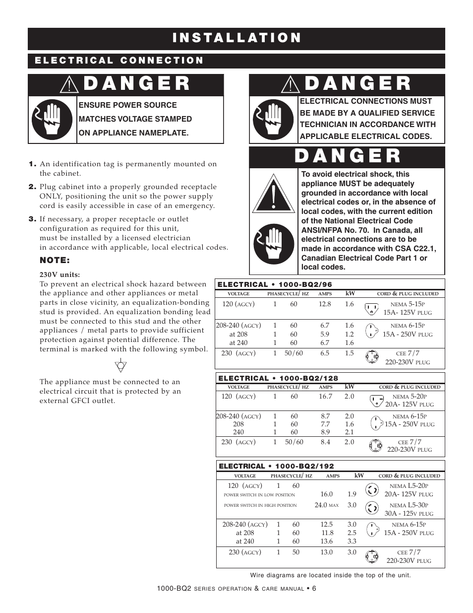 Alto-Shaam Halo Heat 1000-BQ2/128 User Manual | Page 8 / 30