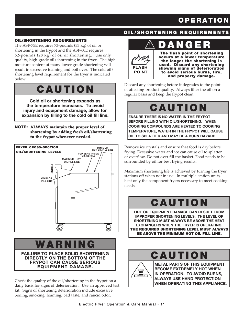 Alto-Shaam FRYTECH SERIES ASF-75E User Manual | Page 13 / 58