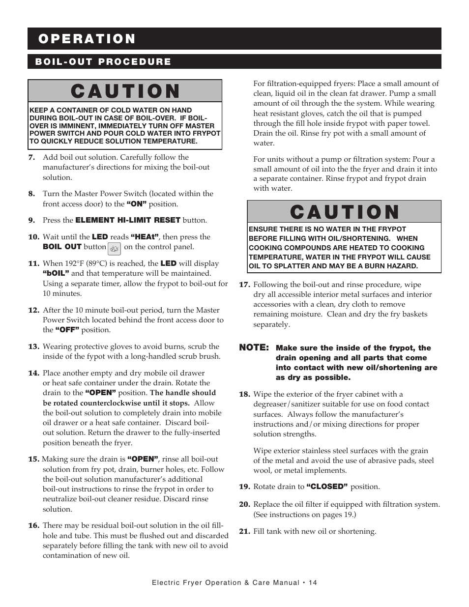 Alto-Shaam FRYTECH SERIES ASF-75E User Manual | Page 16 / 58