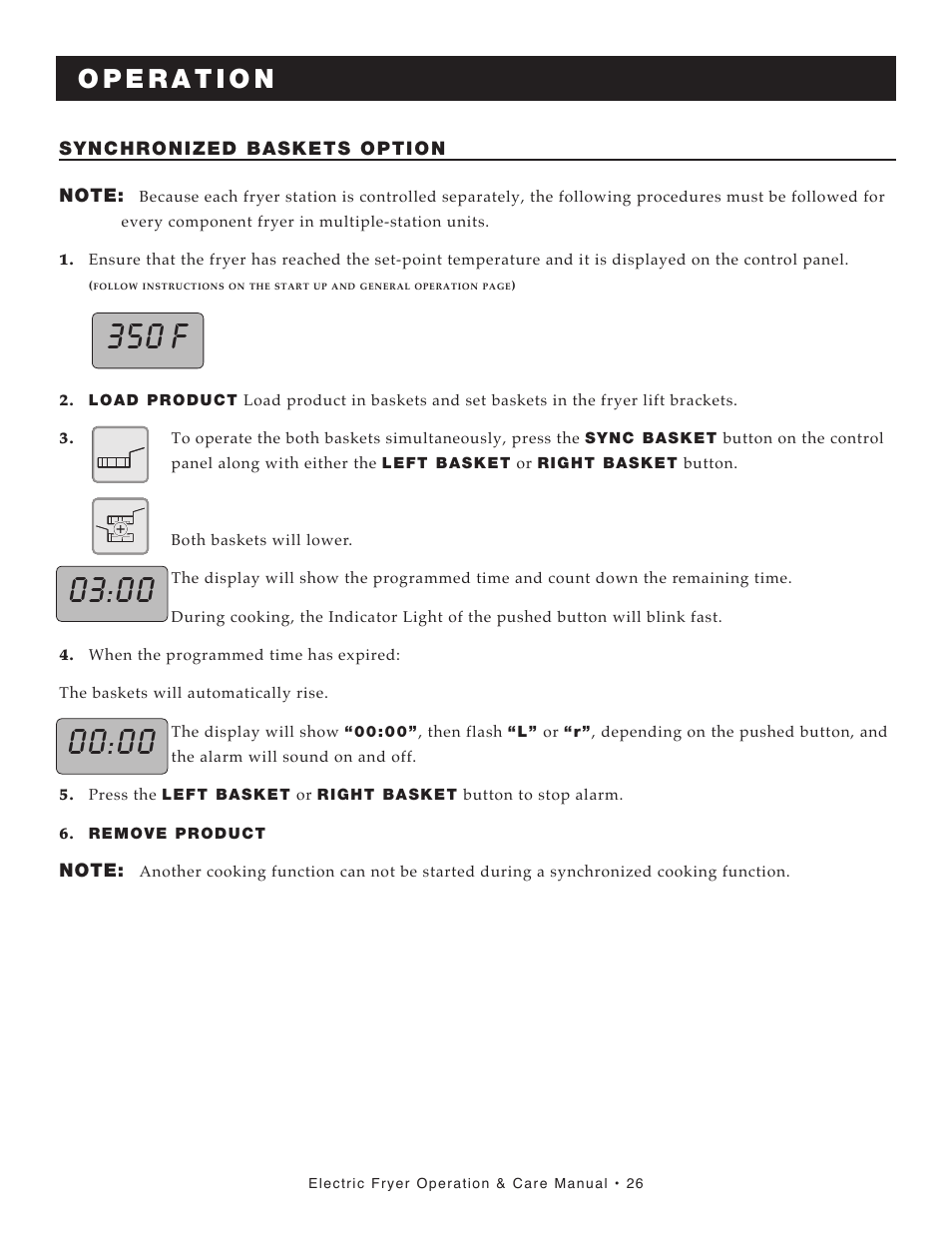 Alto-Shaam FRYTECH SERIES ASF-75E User Manual | Page 28 / 58