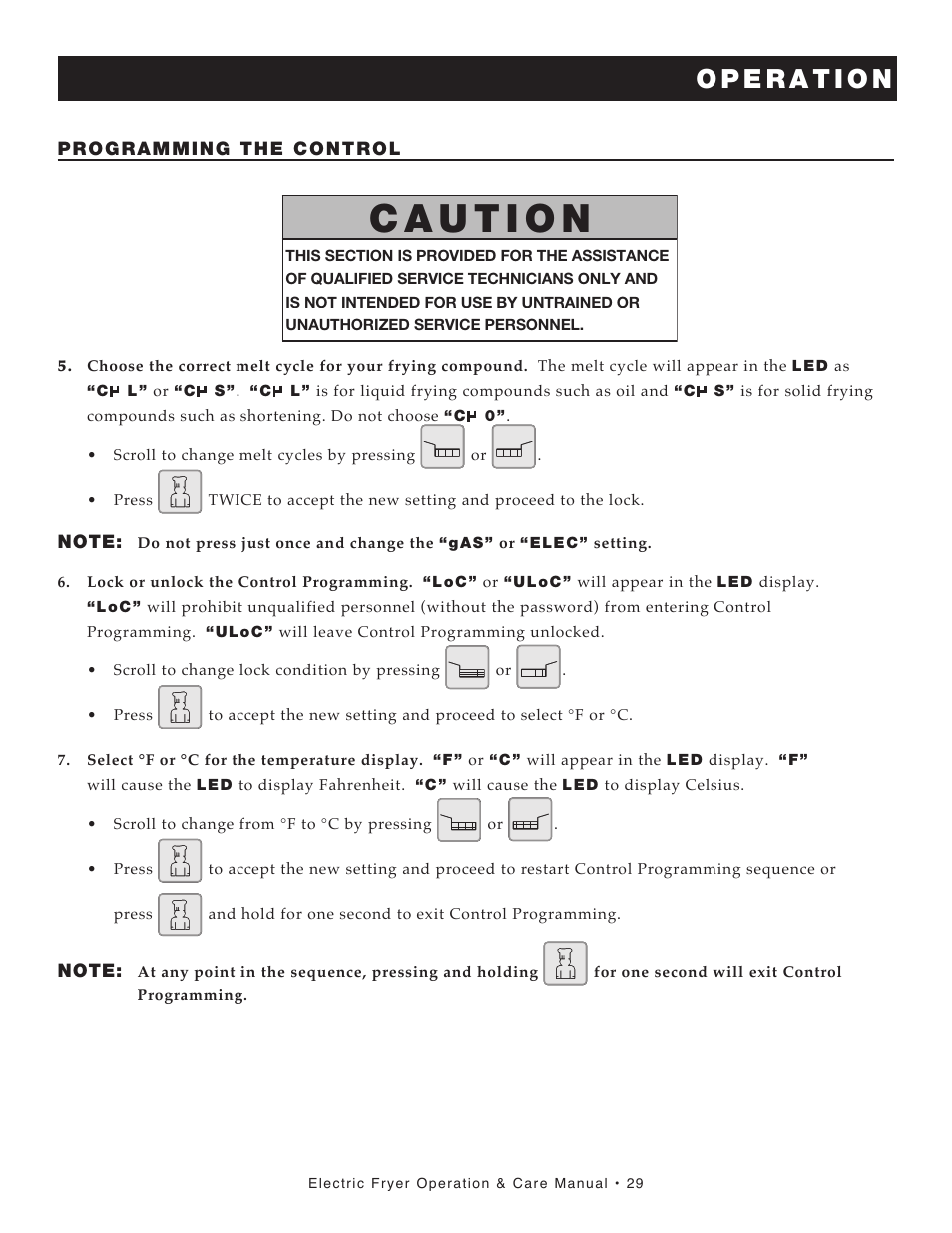 Alto-Shaam FRYTECH SERIES ASF-75E User Manual | Page 31 / 58