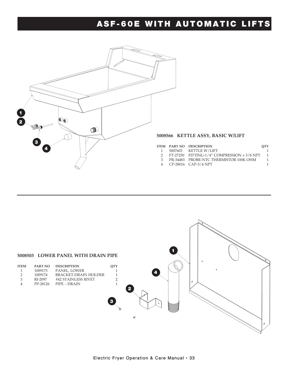 Alto-Shaam FRYTECH SERIES ASF-75E User Manual | Page 35 / 58