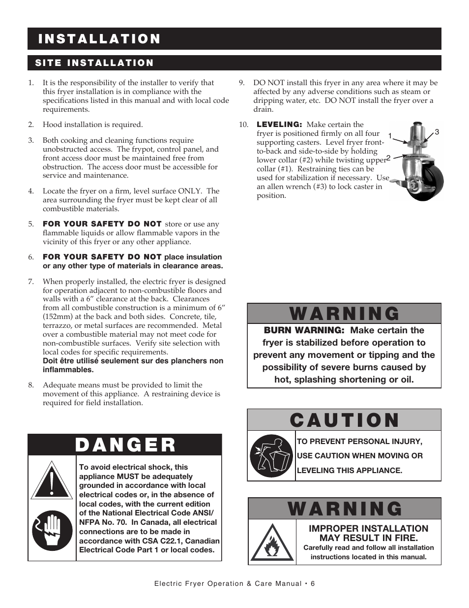 Alto-Shaam FRYTECH SERIES ASF-75E User Manual | Page 8 / 58