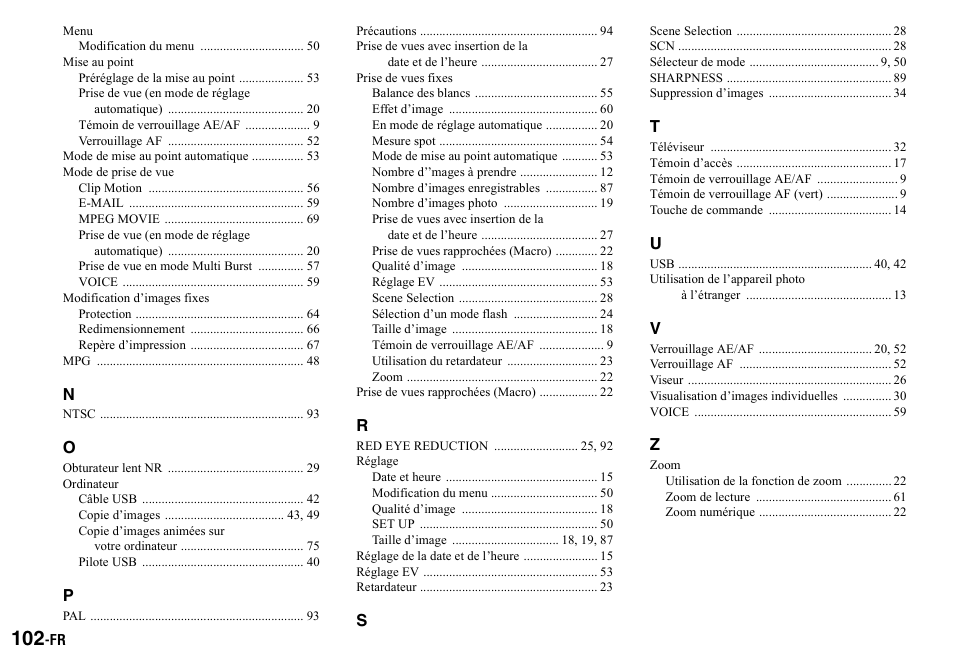 Sony DSC-P2 User Manual | Page 102 / 208