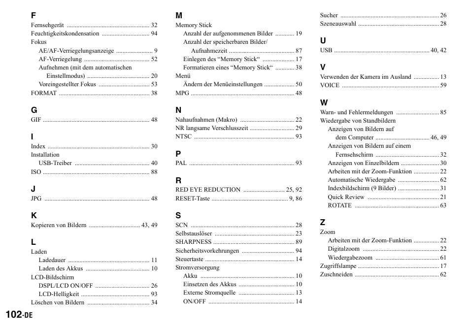 Sony DSC-P2 User Manual | Page 204 / 208