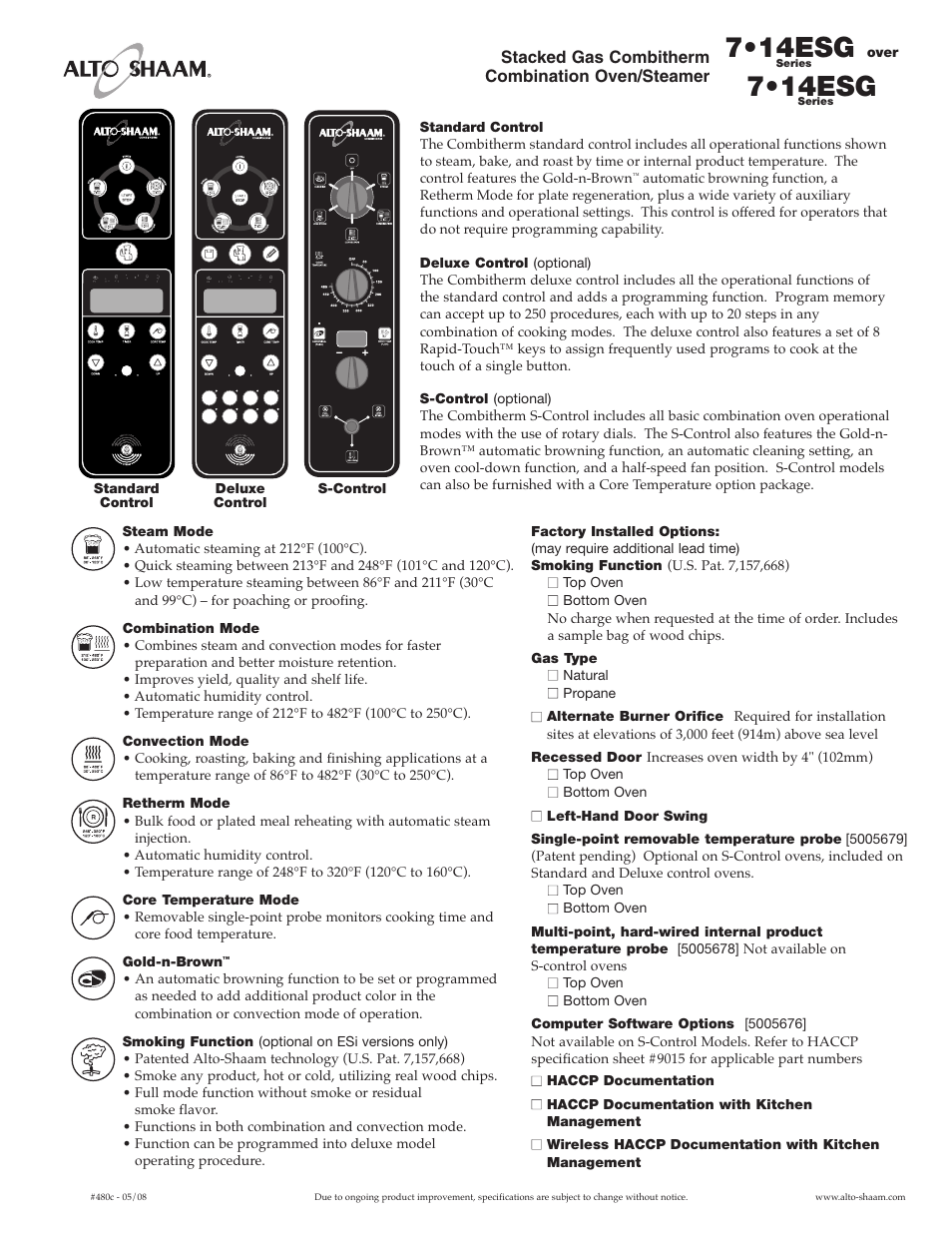 7•14esg | Alto-Shaam 7.14ESG Over User Manual | Page 3 / 4