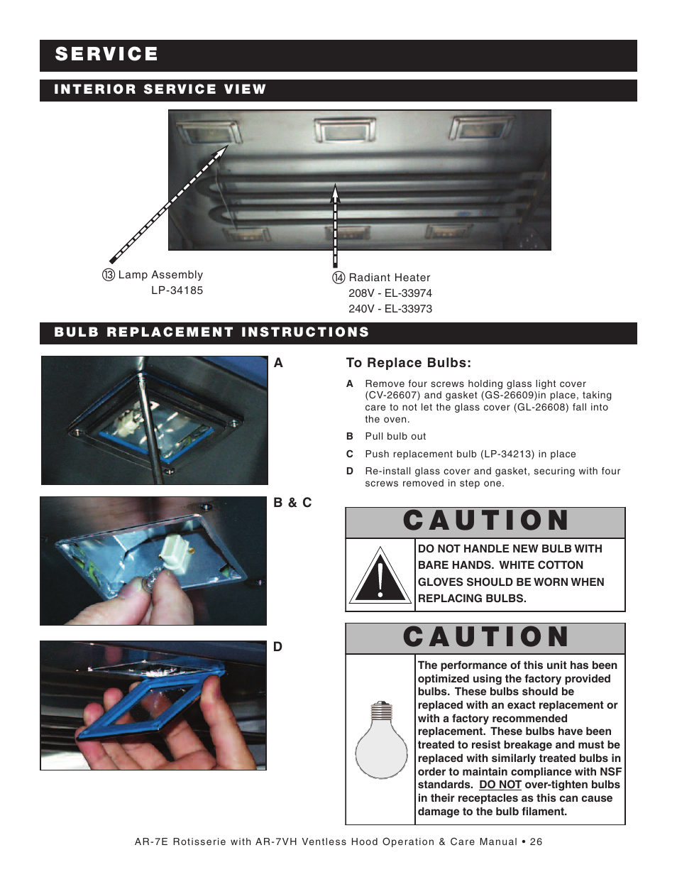 Alto-Shaam AR-7VH User Manual | Page 27 / 46