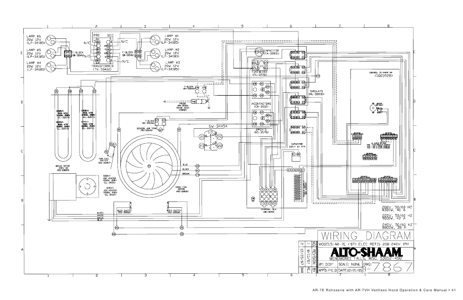 Alto-Shaam AR-7VH User Manual | Page 42 / 46