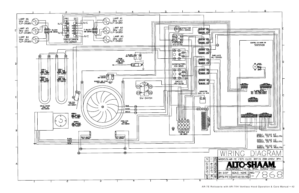 Alto-Shaam AR-7VH User Manual | Page 43 / 46