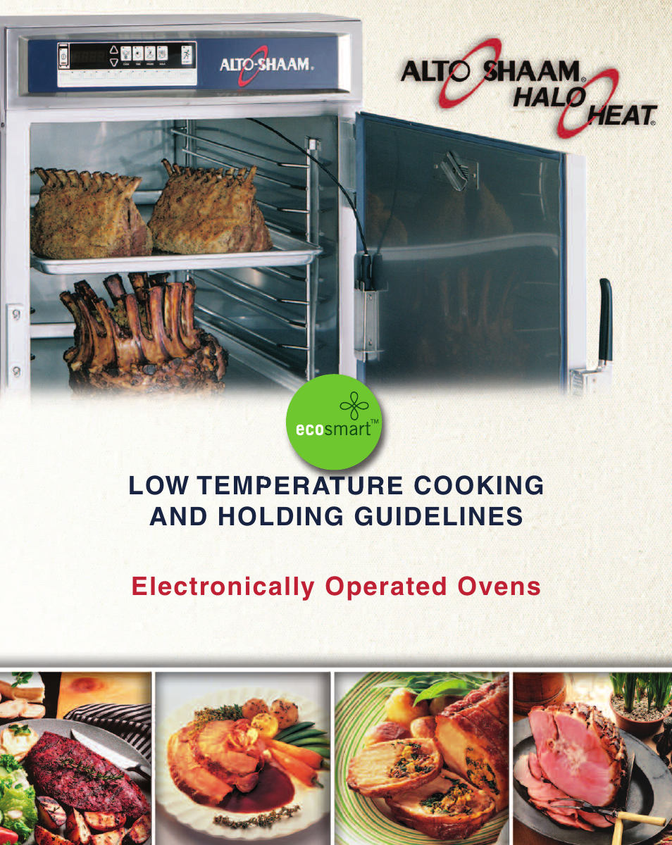Alto-Shaam ecosmart Electronically Operated Ovens User Manual | 91 pages