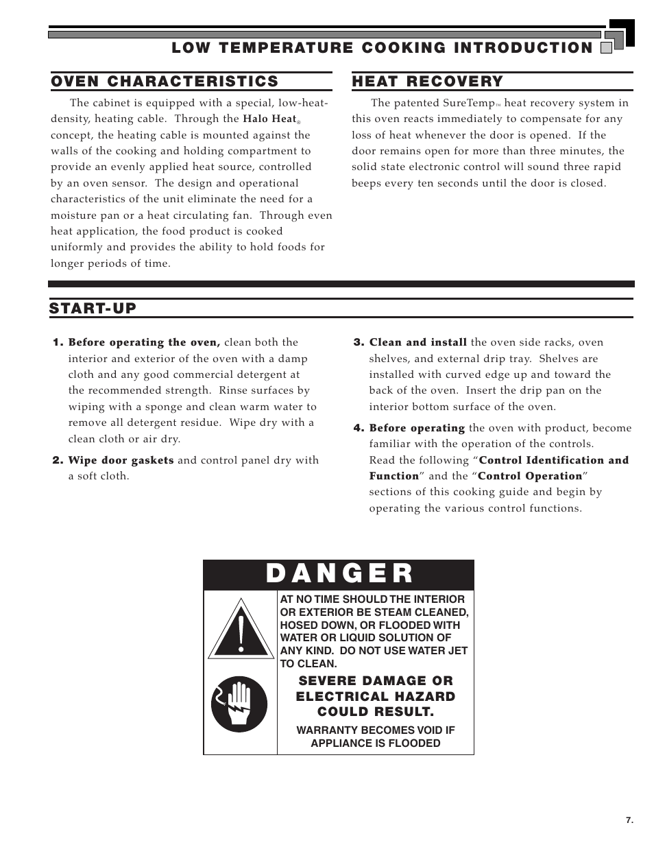 S ta rt- u p | Alto-Shaam ecosmart Electronically Operated Ovens User Manual | Page 9 / 91